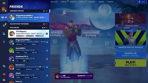 Fortnite with Rock Mercury