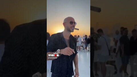 Andrew Tate Partying in Dubai on a 100 million dollar yatch #dubai #shorts