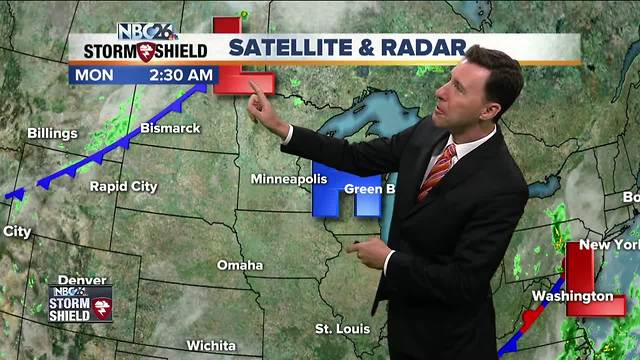 Michael Fish's NBC26 Storm Shield weather forecast