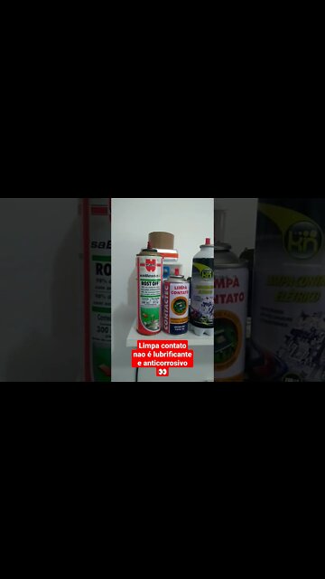 Limpa contato não é lubrificante nem anticorrosivo 👀😬