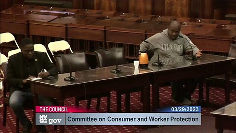 I spoke in favor of Intro 891 sponsored CMSalamancaJr Consumer Worker Protection Committee Chaired