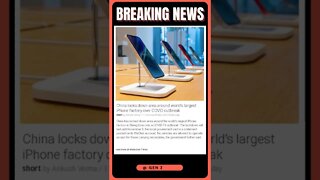 News Bulletin | COVID outbreak at world's largest iPhone factory in China | #shorts #news