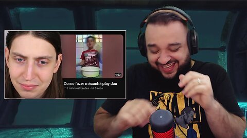 (REACT) criança na internet - @felcaseita