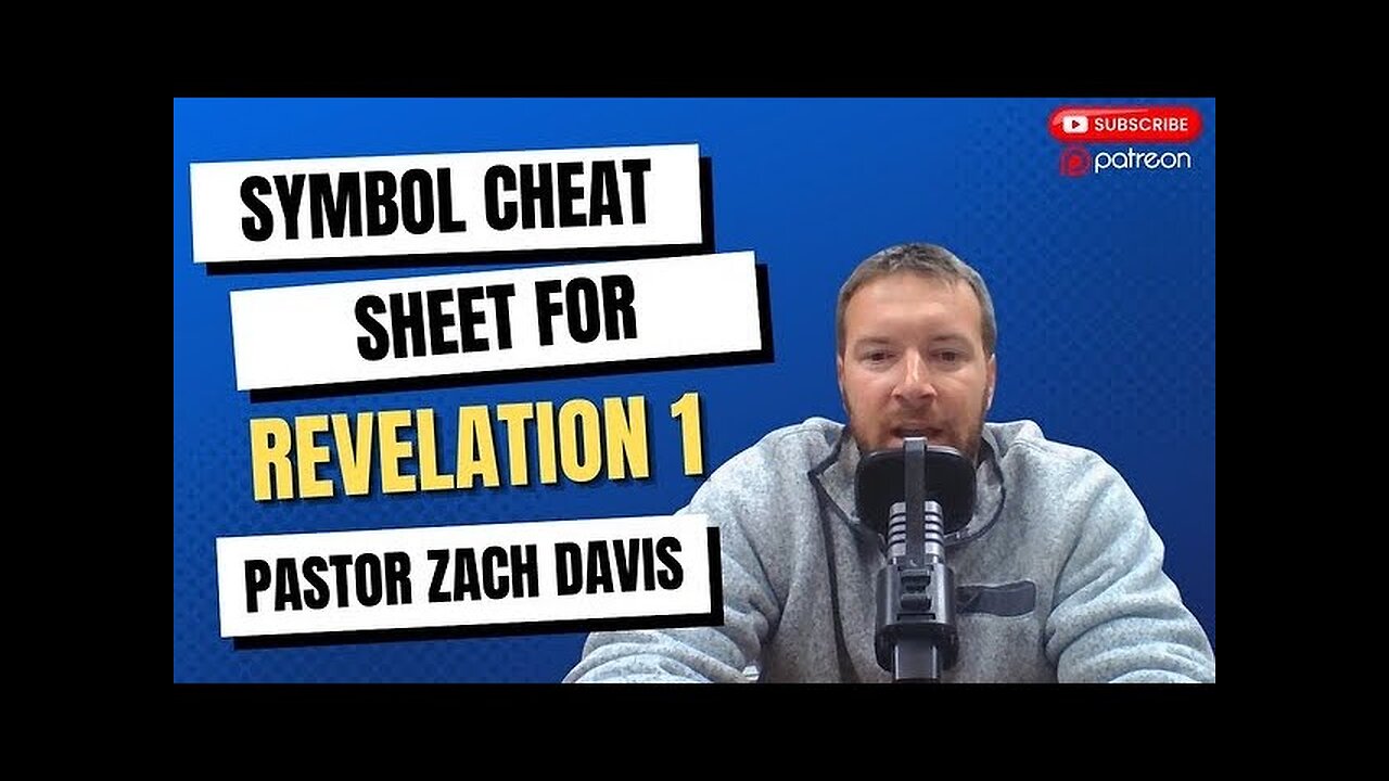 Symbol Cheat Sheet For Revelation 1