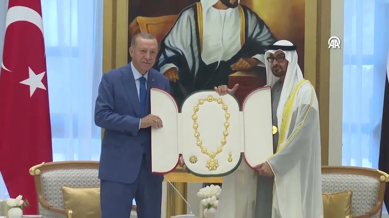 President Erdogan meets with President Al Nahyan of the United Arab Emirates