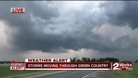 Funnel cloud spotted near Jenks