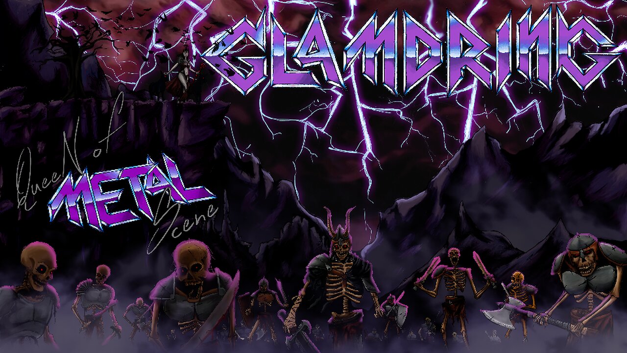 GlamDring - Queen of Metal Scene Lyric Video