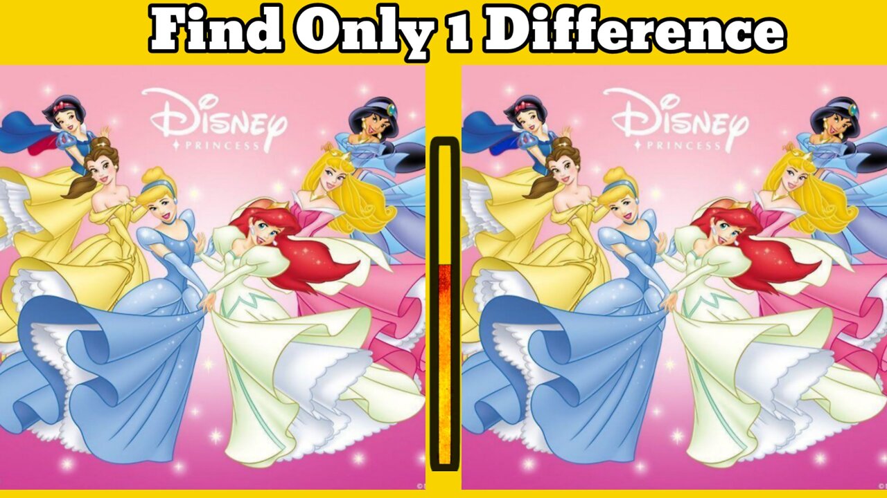 Disney Princess Puzzle - Hard Find The Difference