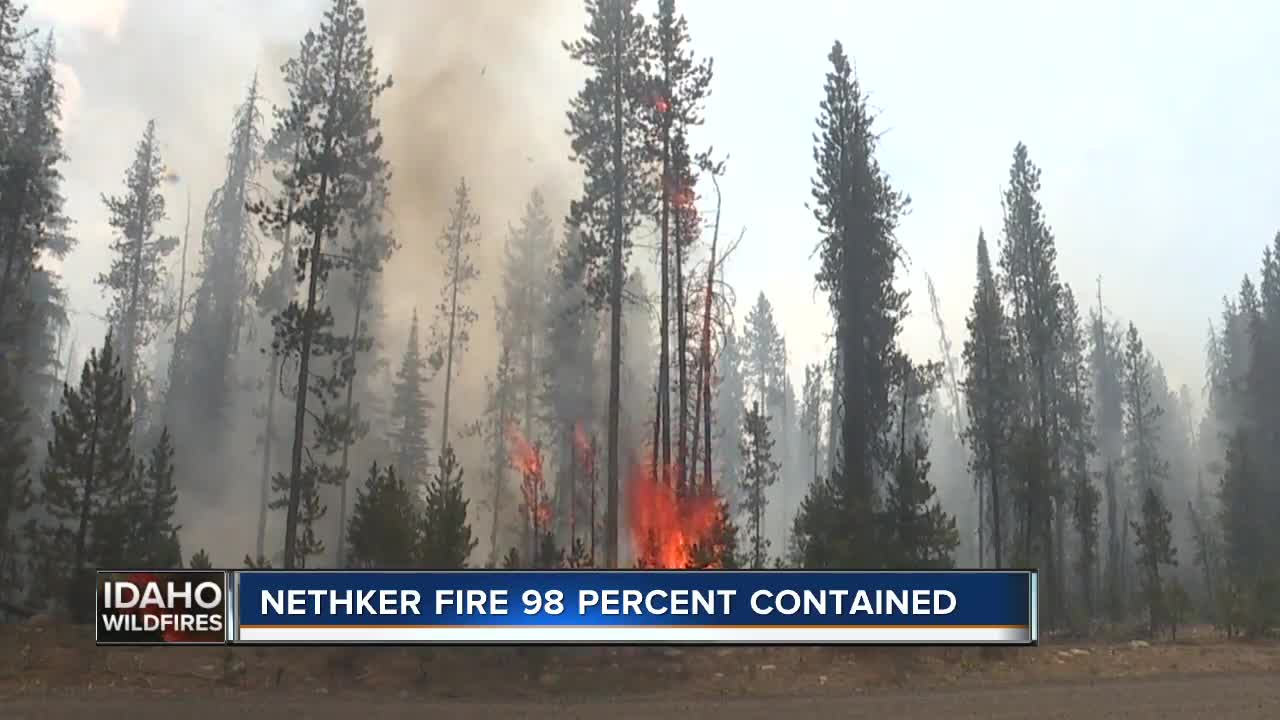 Nethker Fire 98% contained