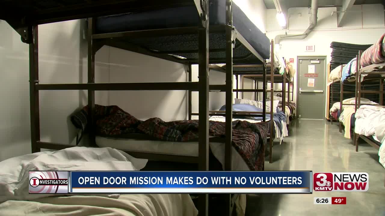 Open Door Mission makes do with no volunteers