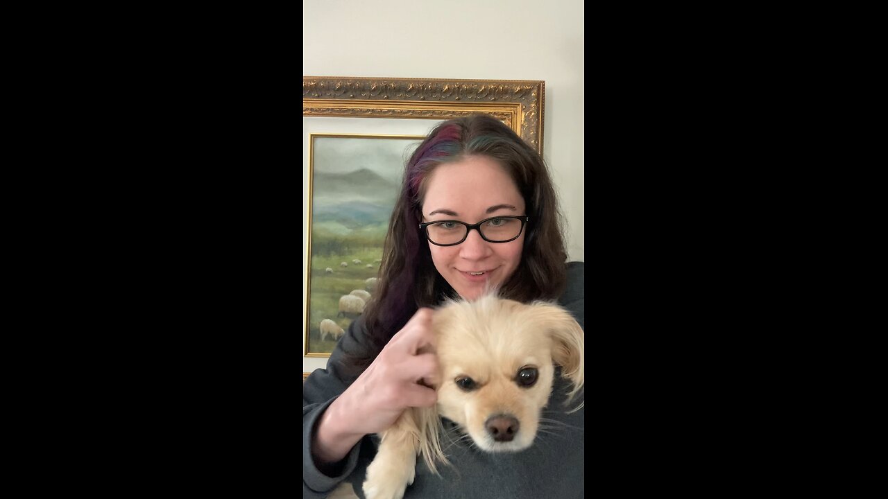 Cuteness interrupted my recording, but that’s ok!