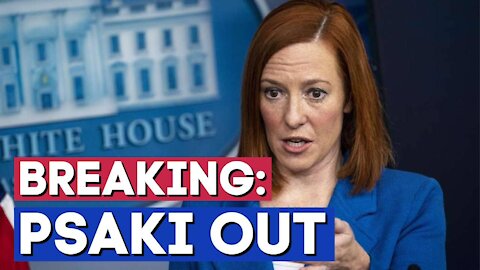 BREAKING: Jen Psaki is OUT