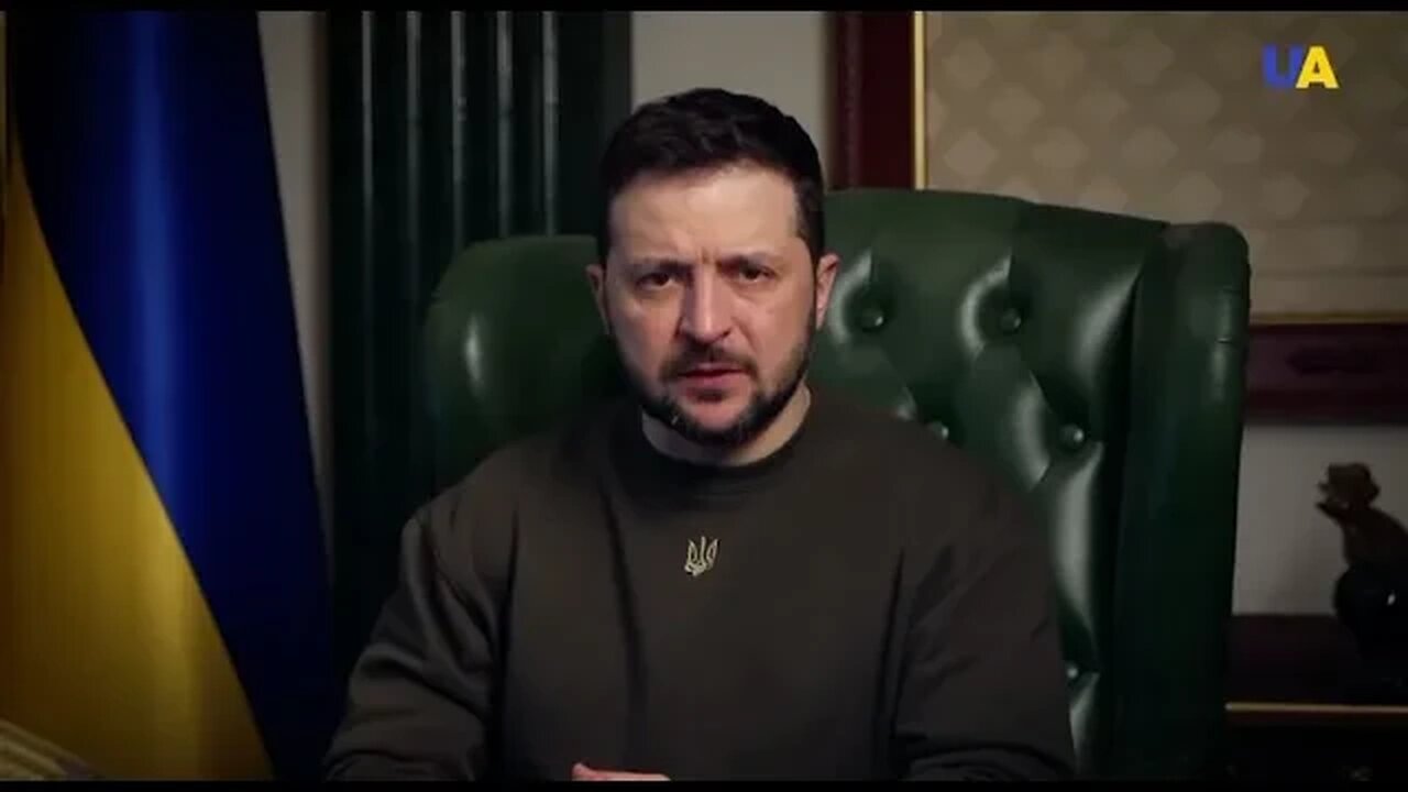 Address from Ukrainian president Volodymyr Zelenskyy