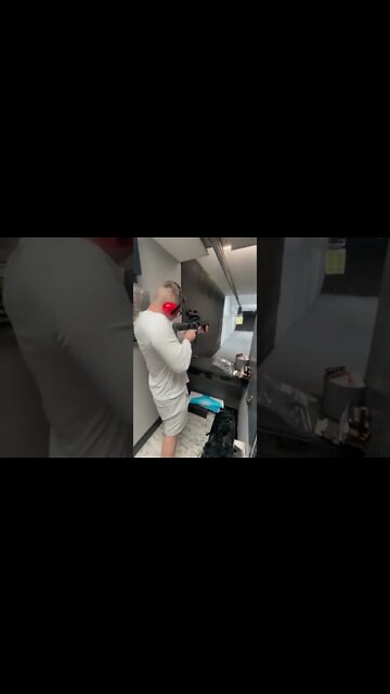 His First Time Shooting an AR-15