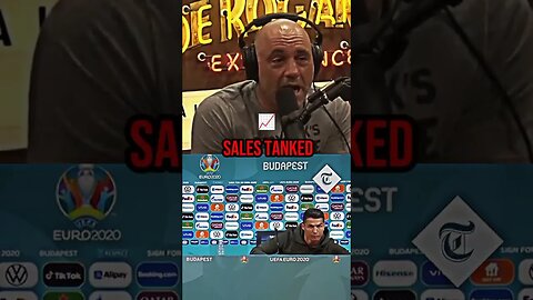 Joe Rogan About Cristiano Ronaldo and Coca-Cola #shorts