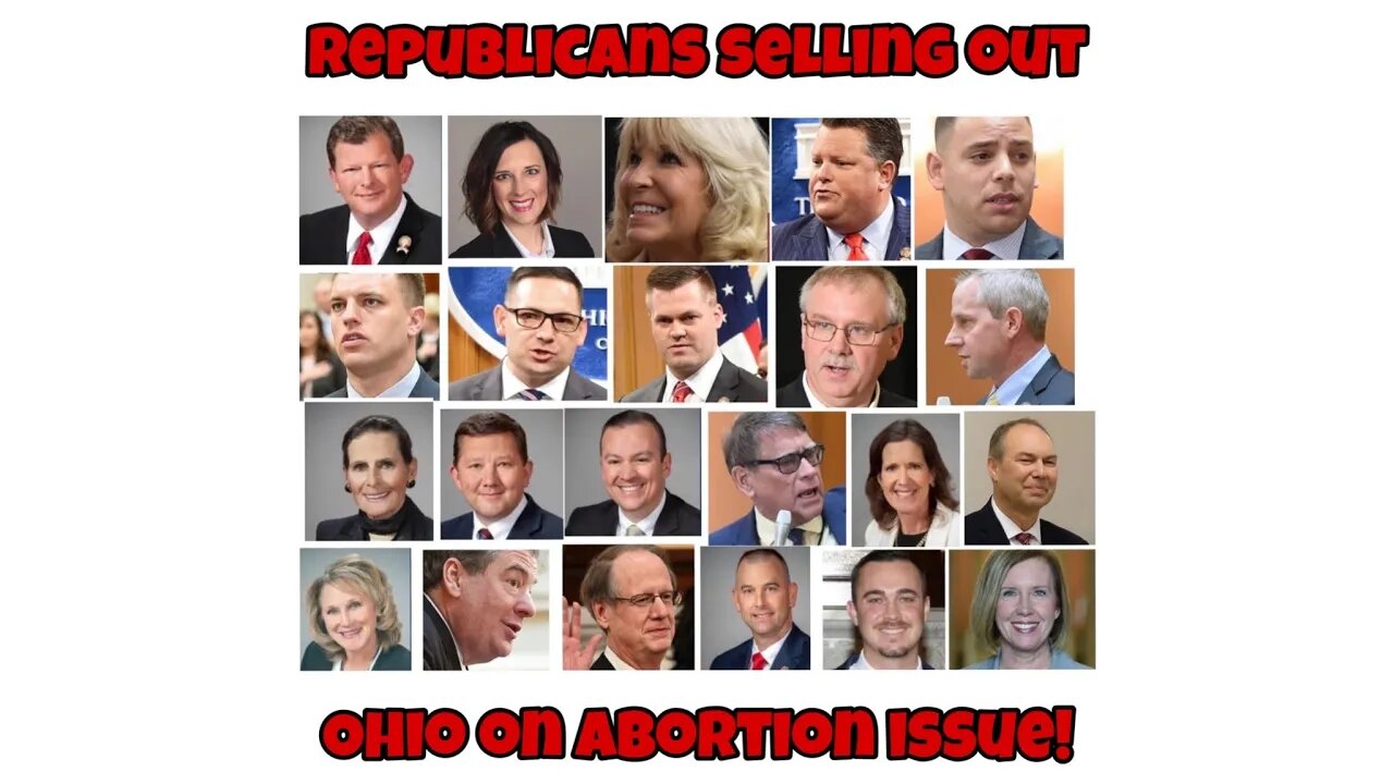 Republicans selling out Ohio on abortion issue! Ohio Political news