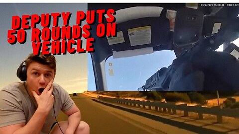 IRISH GUY REACTS NM Deputy Puts 50 Rounds On Vehicle Shooting At Him While Fleeing