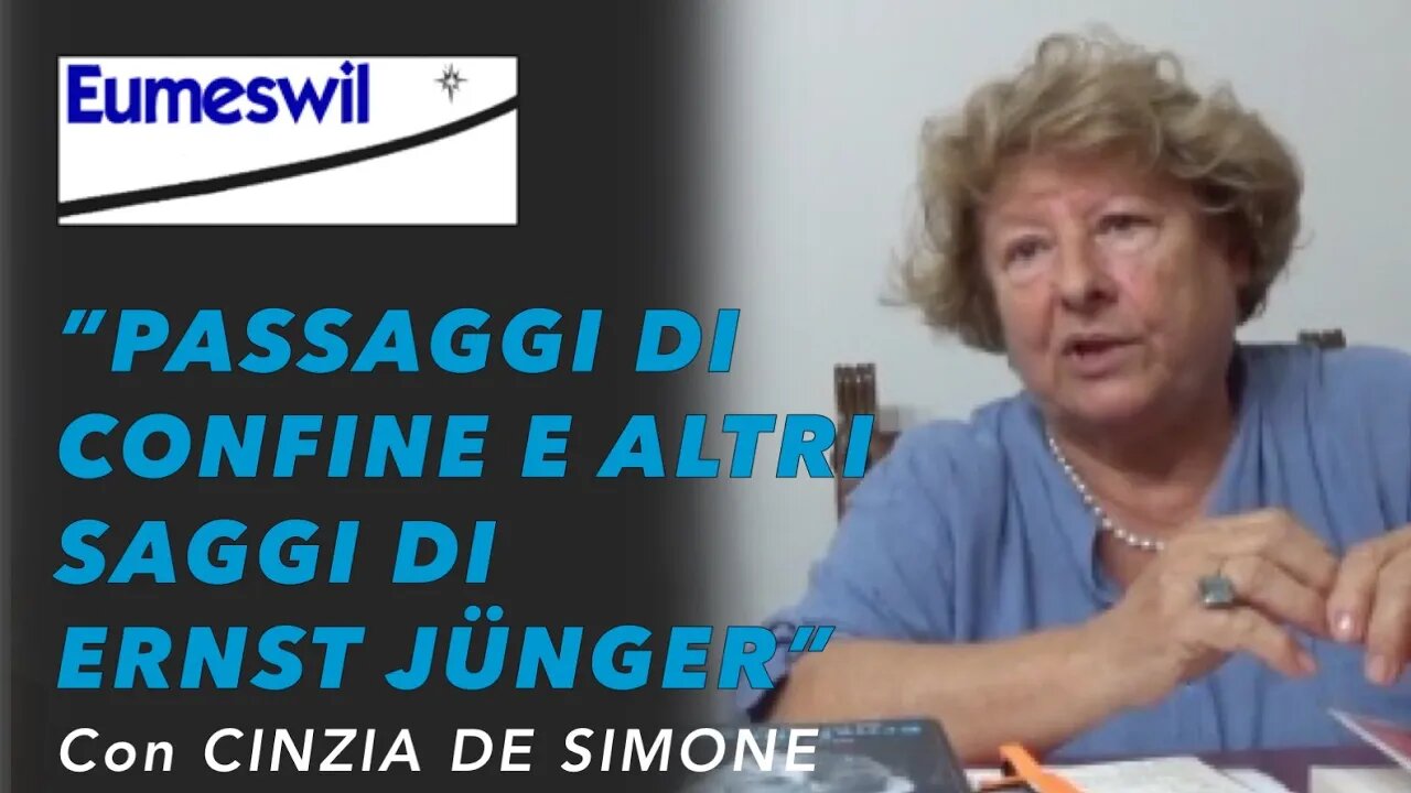 Ernst Jünger: "Passaggi di confine e altri saggi di Ernst Jünger". Con Cinzia De Simone