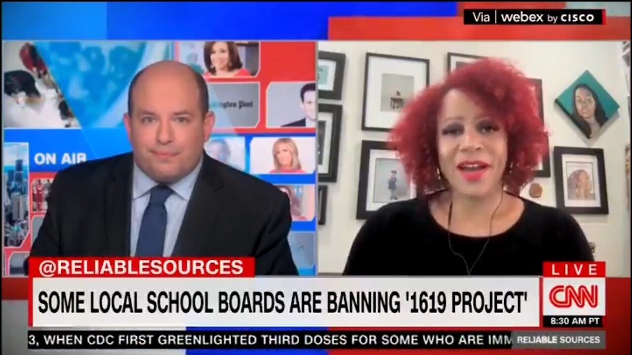 CNN's Stelter on Districts Banning 1619 Project: Is This A White Lash?