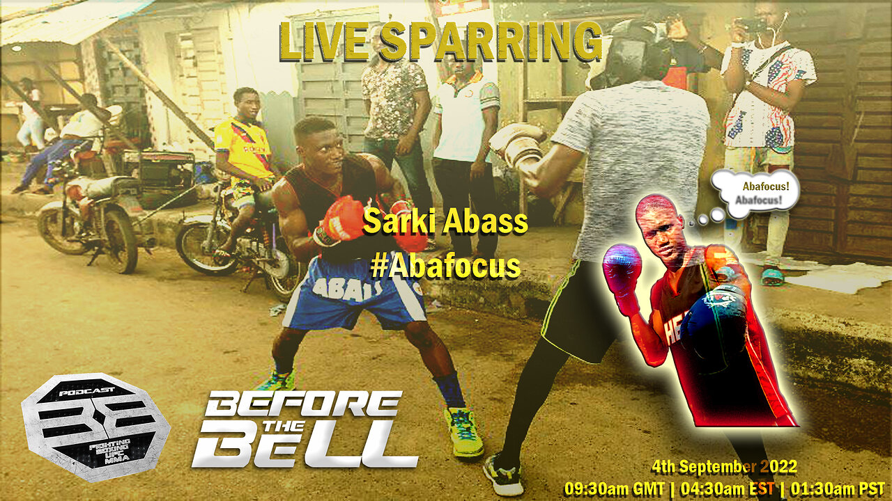 Sarki Abass (Abafocus) LIVE SPARRING - Live Sparring From Lagos, Nigeria! 🥊