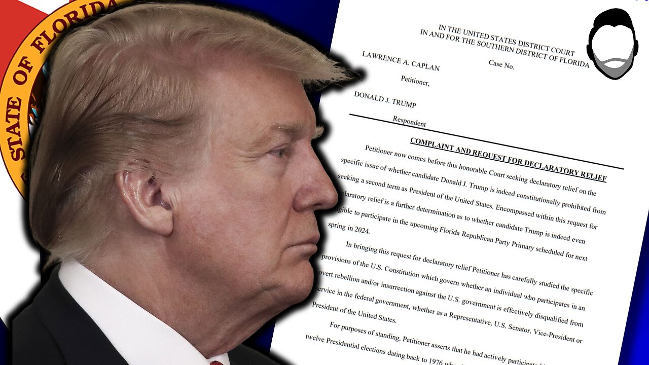 Florida Lawyer Sues to REMOVE Trump from 2024 Ballot