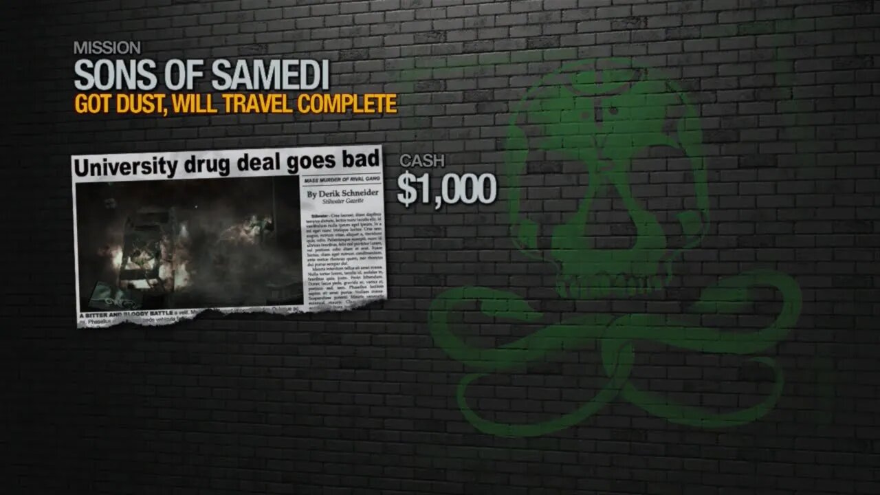 Saints Row 2: Got Dust, Will Travel