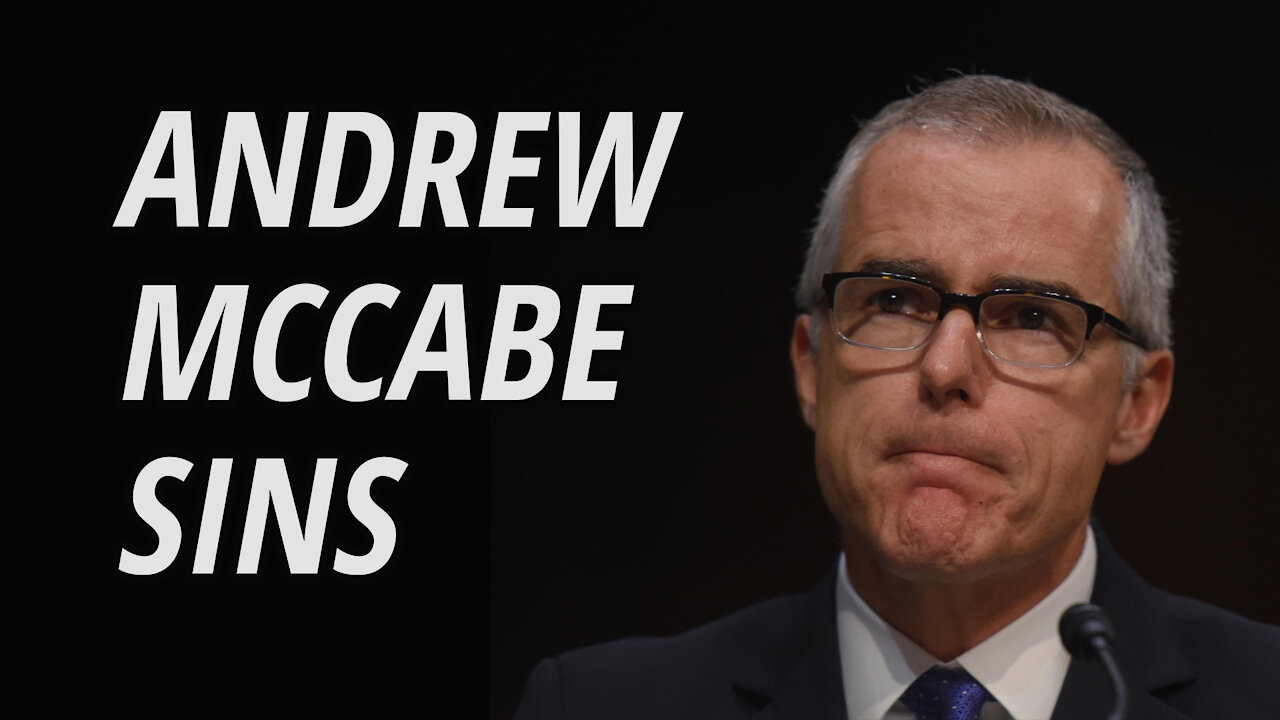 DOJ Inspector General John Durham Testifies in Findings Against Andrew McCabe