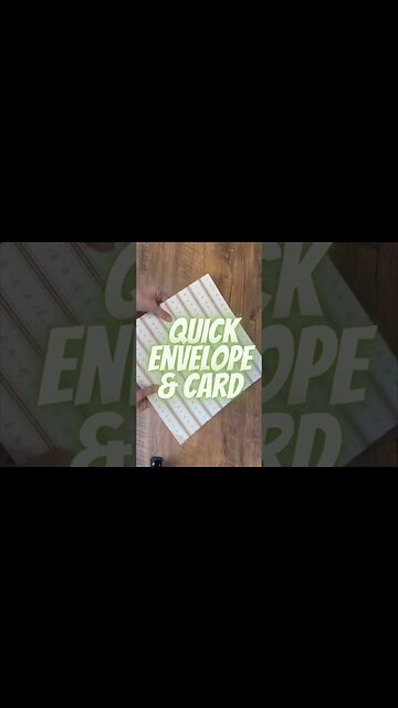 How to Make an Envelope and Card Cheap