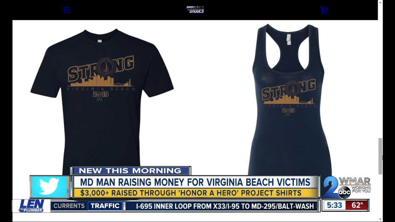 Maryland man raising money for Virginia Beach victims