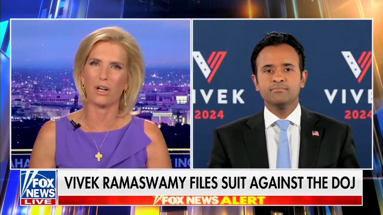 Vivek Ramaswamy on Fox News' Ingraham Angle with Trump Indictment & FOIA Request 8.1.23