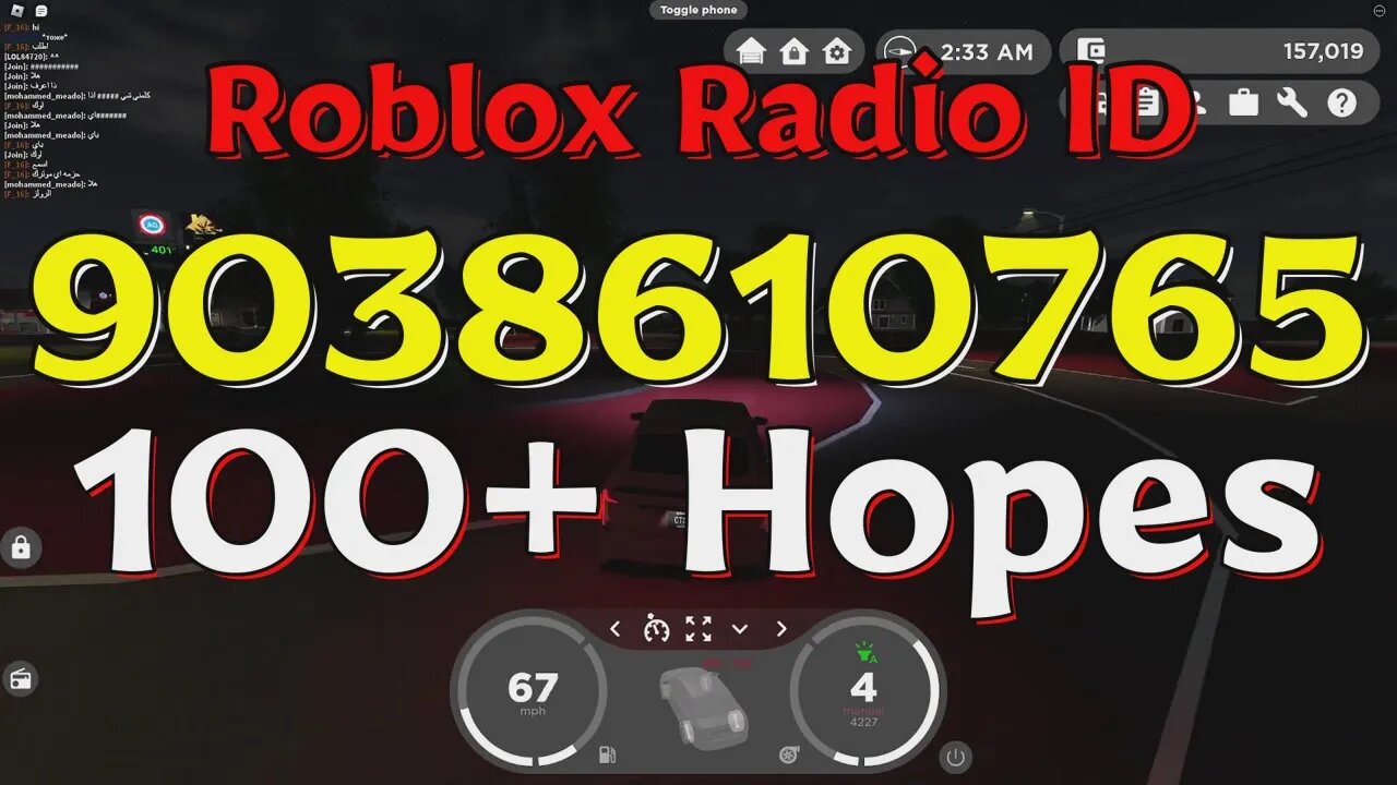 Hopes Roblox Radio Codes/IDs