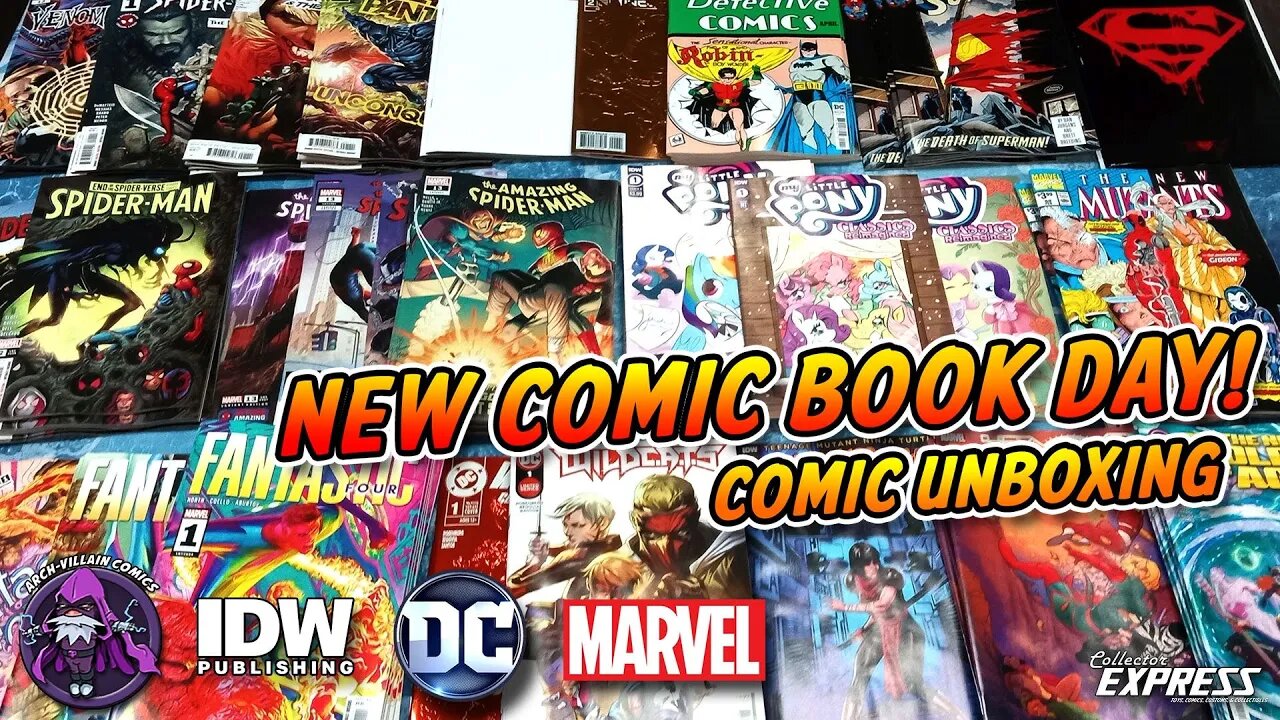 New COMIC BOOK Day - Marvel & DC Comics Unboxing November 9, 2022 - New Comics This Week 11-9-2022