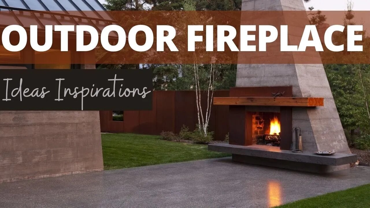 35+ Stunning Outdoor Fireplace Designs For Relaxing 2023