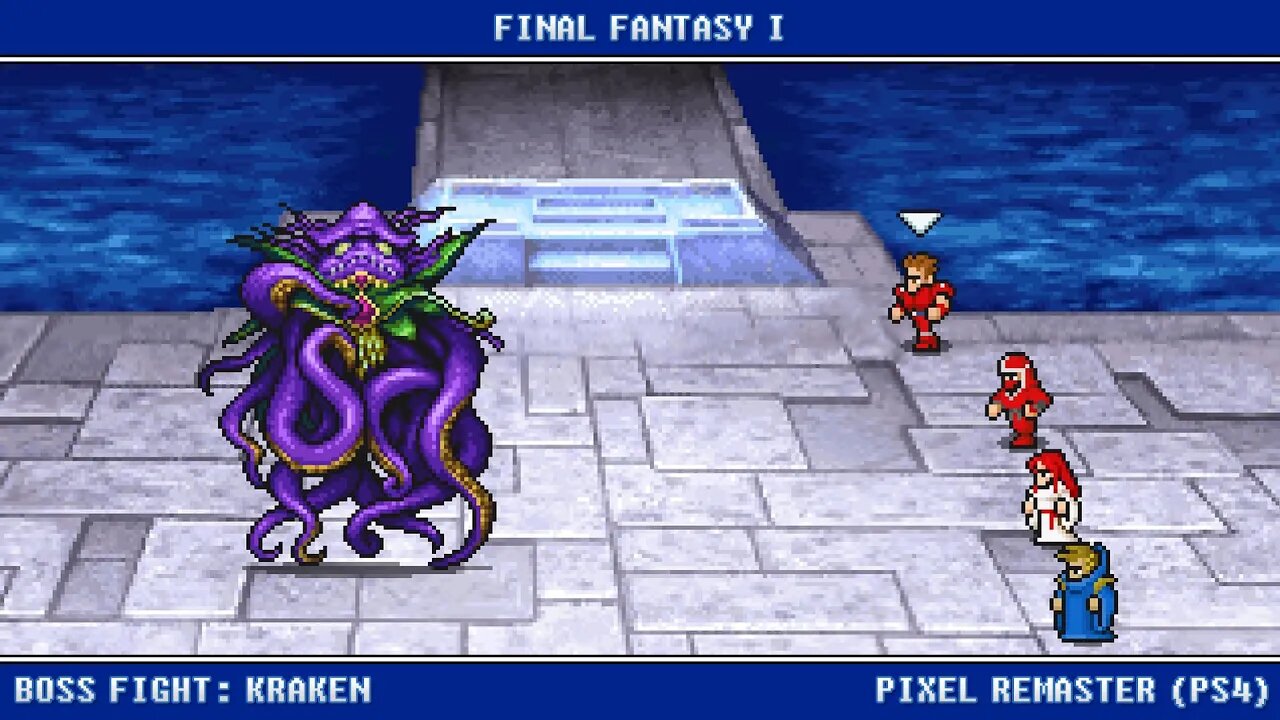 FINAL FANTASY Pixel Remaster Boss Battle Kraken (PS4)