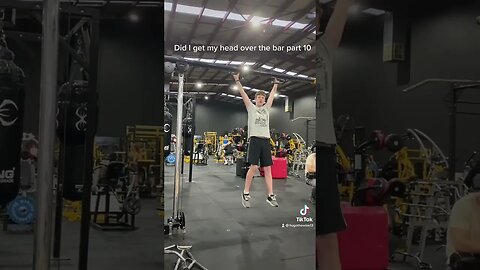 did I get my head over the bar part 10 #gym #shorts #fypシ #viral