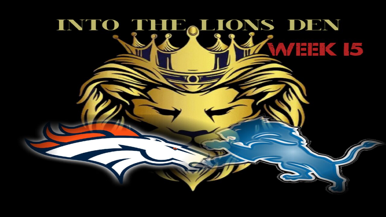 NFL Week 15: Into the Lion's Den