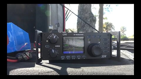 20 Watts HF, Xiegu G90/Chameleon P-loop 2.0, Winter Field Day