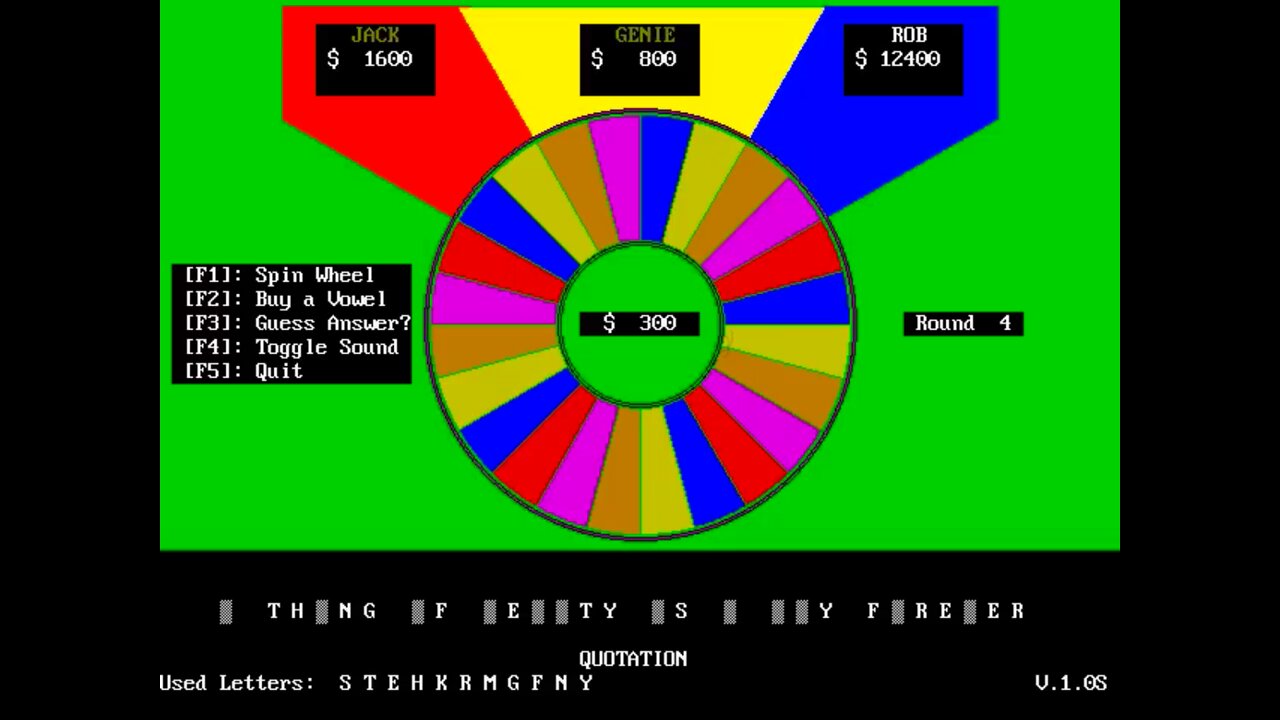 VGAWheel - DOS Game (1990)