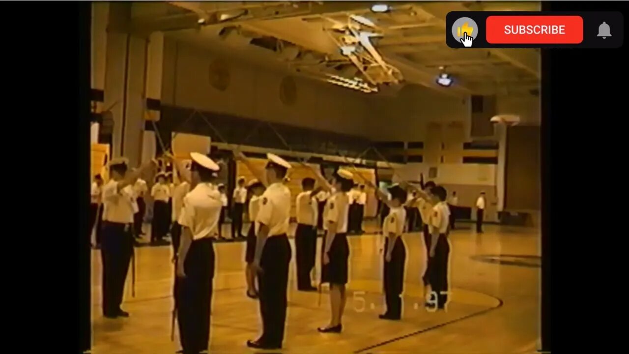 Shawnee Mission West (1997-05-01) NJROTC Formation/Graduation [#SMWest #theBACarchive #VHS #NJROTC]