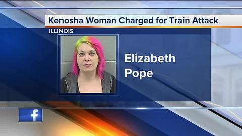 Kenosha woman accused of punching Illinois judge on train