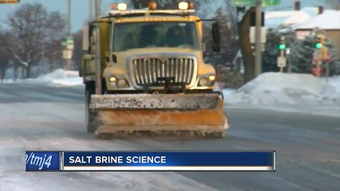 Science, salt brine help keep Wisconsin roads clear