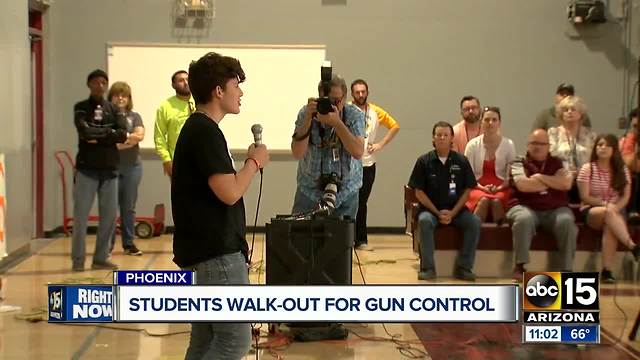 Students calling for gun reform