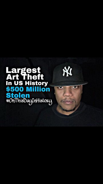 The Largest Art Theft In US History #OnThisDayInHistory #TheFloNightShow