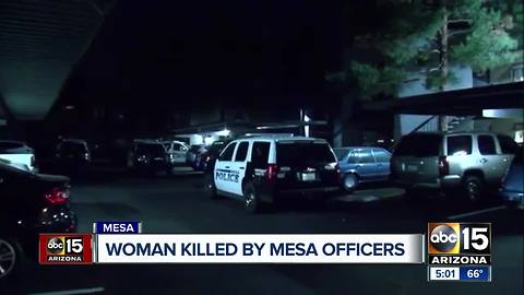 Woman killed in Mesa officer-involved shooting