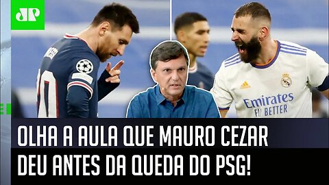 "O PSG é um clube que..." VEJA a AULA que Mauro Cezar deu ANTES da ELIMINAÇÃO pro Real Madrid!