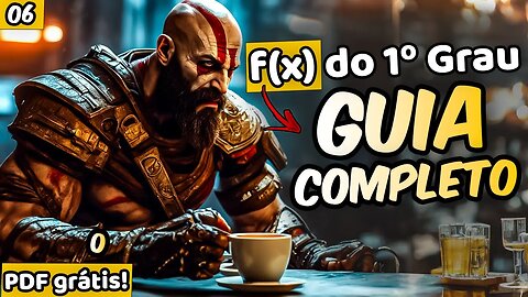 ( GUIA COMPLETO ) COMO RESOLVER QUESTÕES DE FUNÇÃO DO 1º GRAU | EP06 CURSO DE PRÉ-CÁLCULO