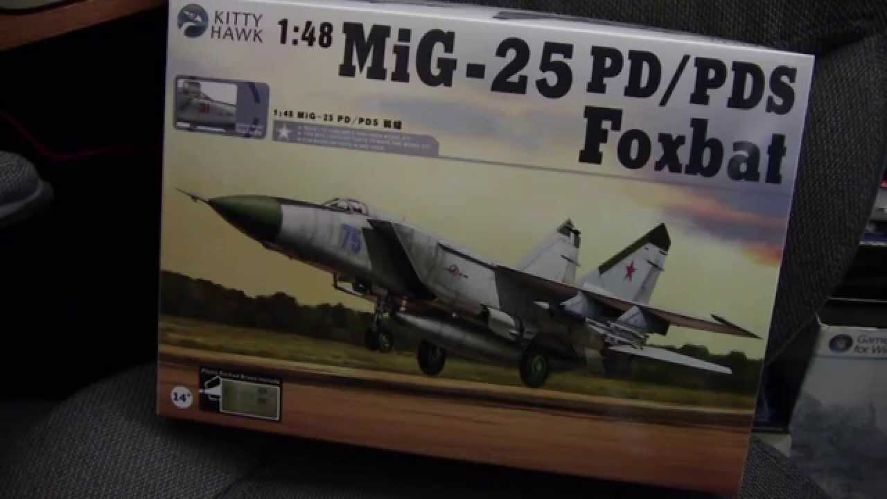 1/48 Kitty Hawk Mig-25 PS/PDS Foxbat Review/Preview