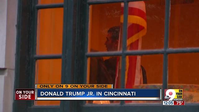 Donald Trump Jr. attends Renacci fundraiser at Queen City Club in downtown Cincinnati