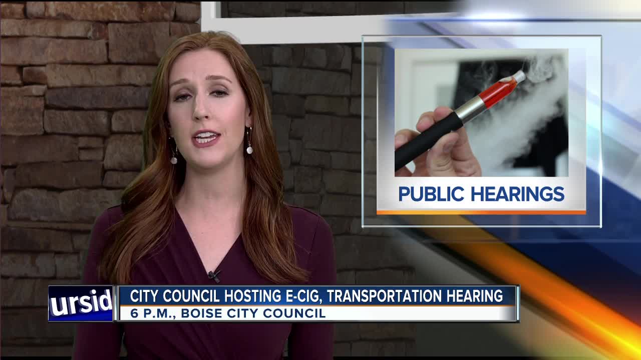 Boise City Council holding public hearing on e-cigarettes