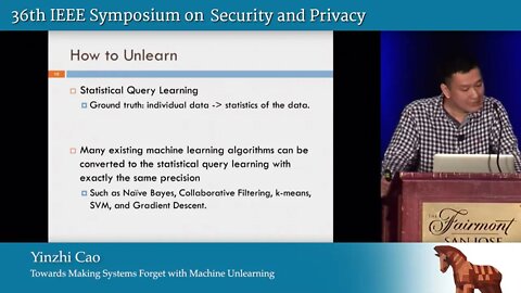 Towards Making Systems Forget with Machine Unlearning